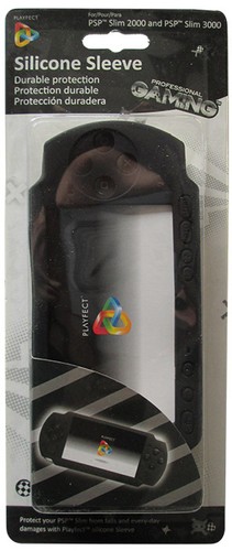 Guscio silicone nero psp - nero,